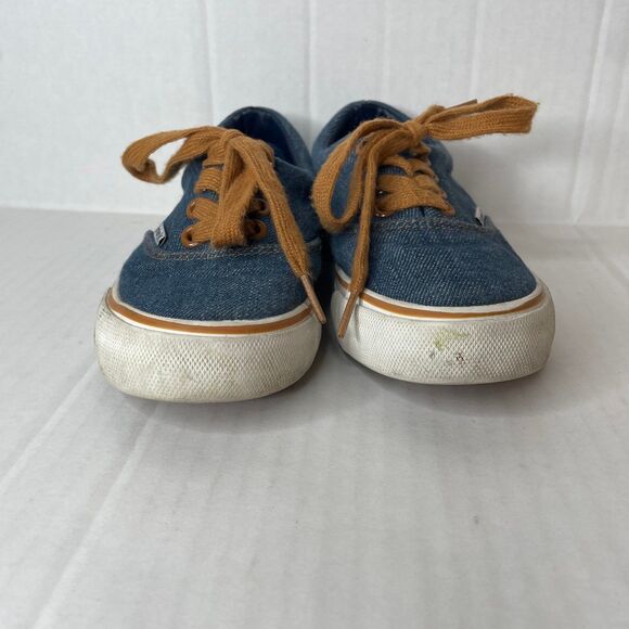 Hurley Little Kids Blue Denim Jean Lace Up Shoes Size 12 - Picture 3 of 9